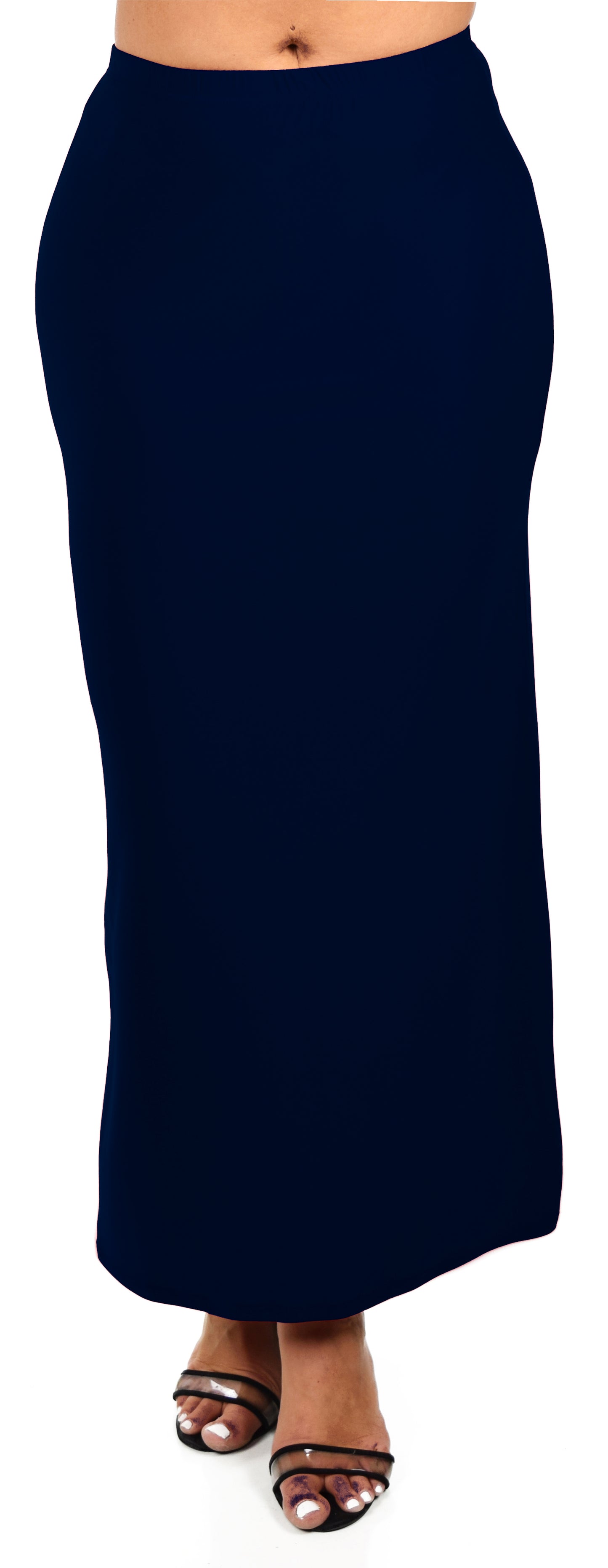 Dare2BStylish Women's Stretchy Office Maxi Pencil Skirt | Reg & Plus Sizes | Made in US