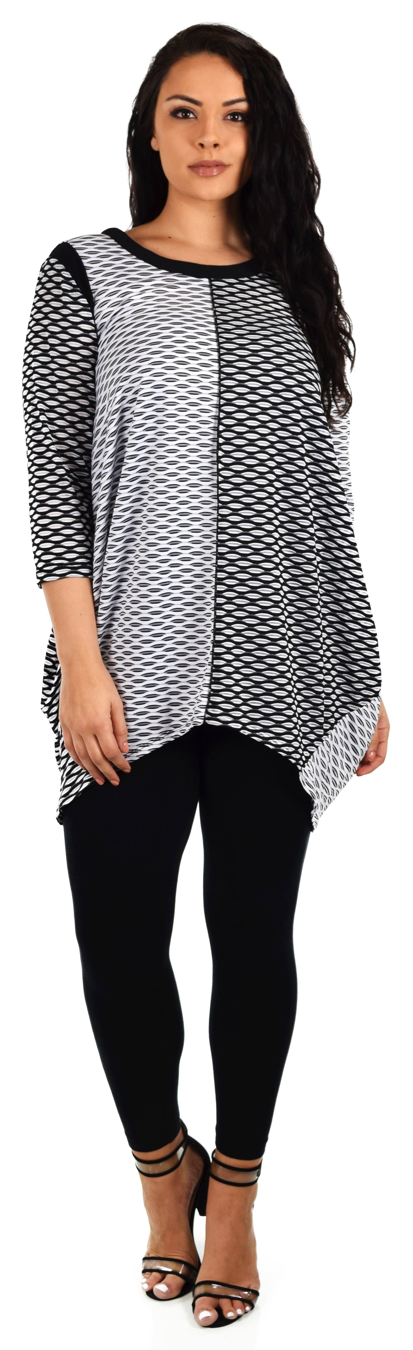 2 Tone Lagenlook top, Textured fabric Tunic, Contemporary Tunic, Lagenlook Tunic, Layered Tunic